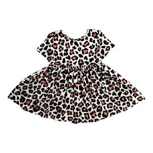 Mila and Rose leopard print twirl dress.